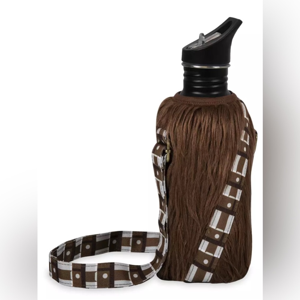 Chewbacca Water Bottle Cooler with Strap-240z bottle included